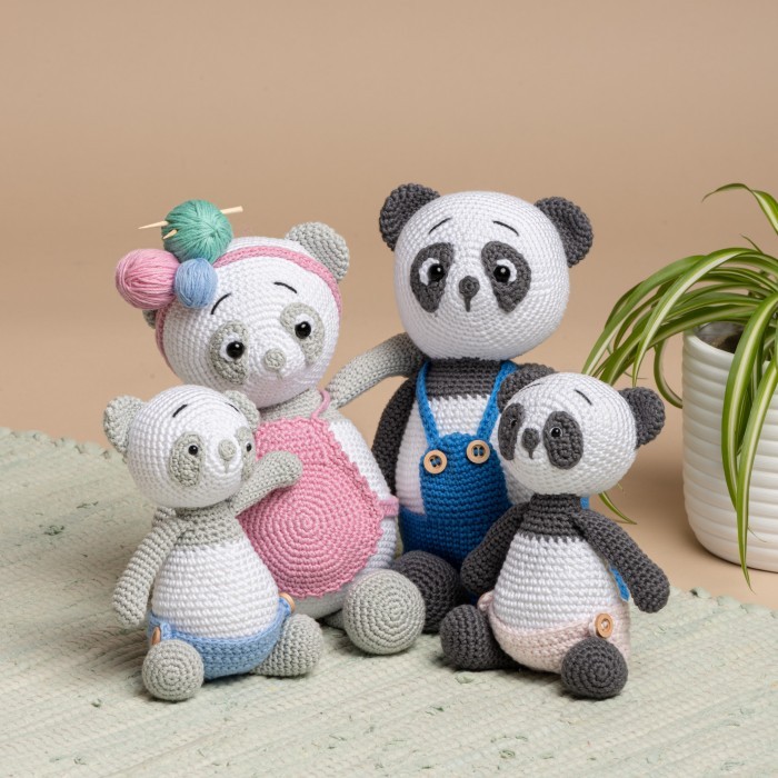 Amigurumi Panda Dad Free Crochet Pattern