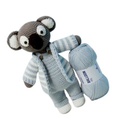 Amigurumi Jacketed Koala Free Crochet Pattern