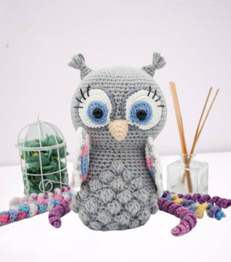 Amigurumi Owl with Folded Crochet Pattern