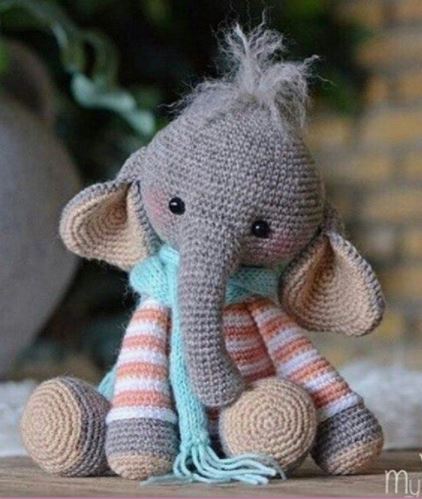 Amigurumi Elephant Nina Free Crochet Pattern