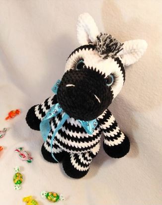 Amigurumi Plush Zebra Free Crochet Pattern