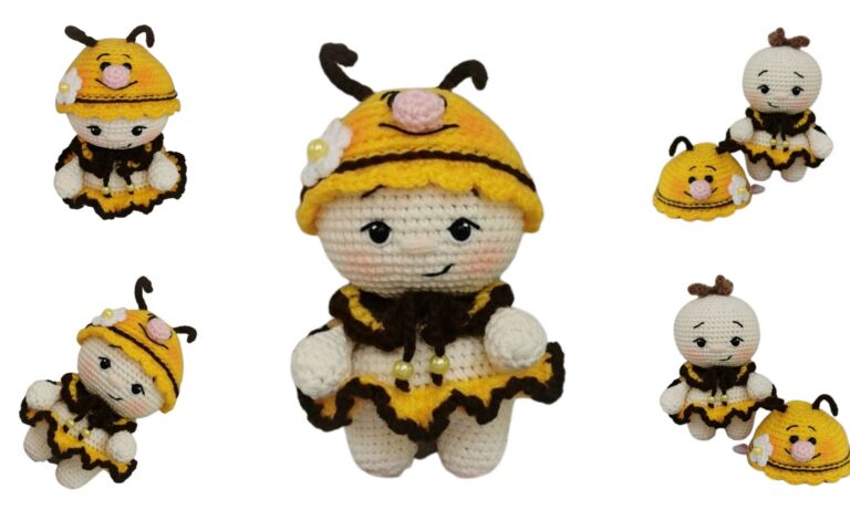 Amigurumi Baby Bee Free Crochet Pattern