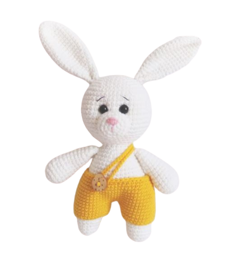 Amigurumi Yellow Pant Bunny  Pattern