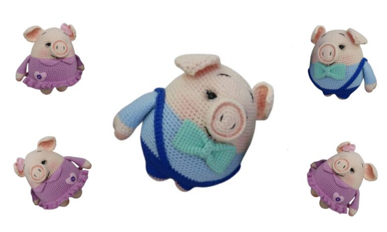 Amigurumi Mini Pigs Free Pattern