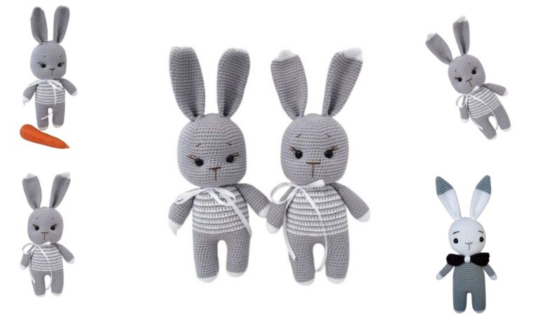Amigurumi Striped Bunny Free Pattern