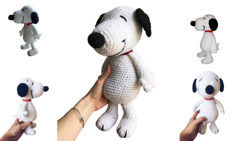 Amigurumi Dog Snoopy Free Pattern