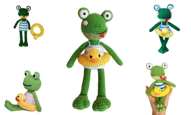 Amigurumi Frog and Boots Free Pattern