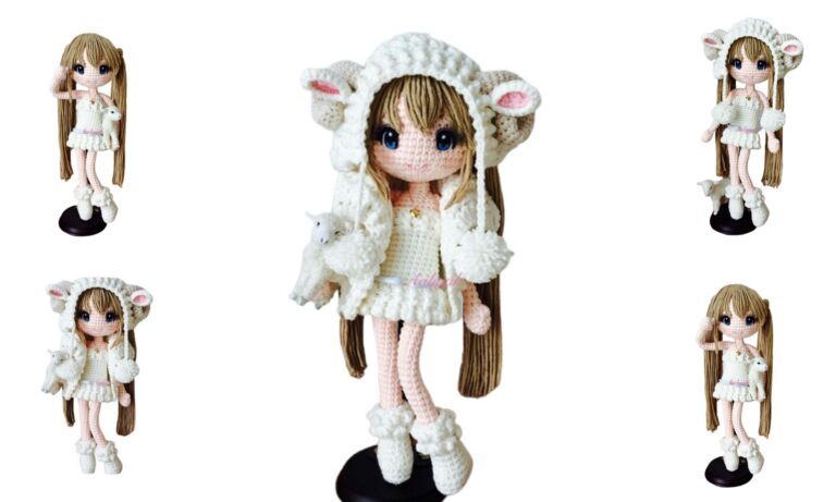 Amigurumi Lamb Doll Free Crochet Pattern