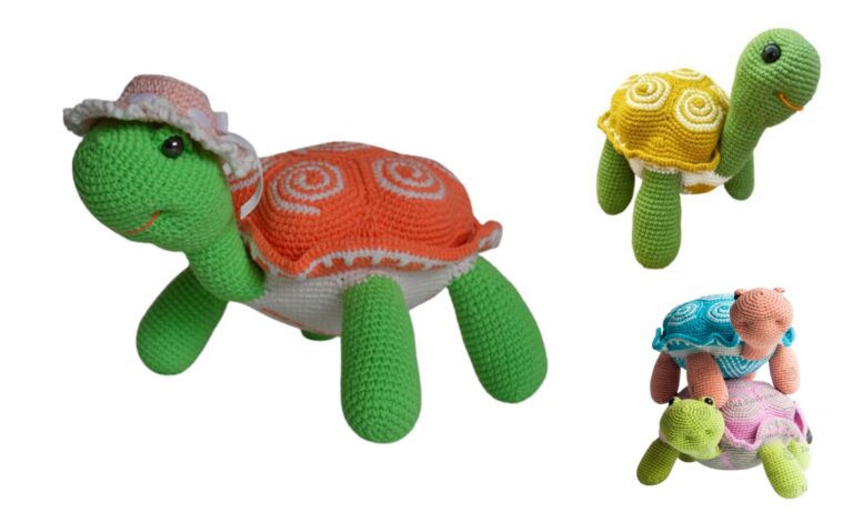 Amigurumi Colorful Turtle Free Pattern
