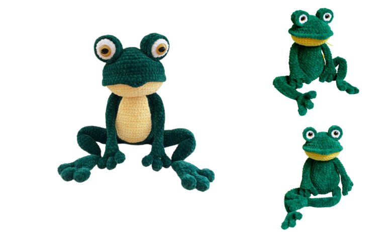 Velvet Frog Amigurumi Free Pattern