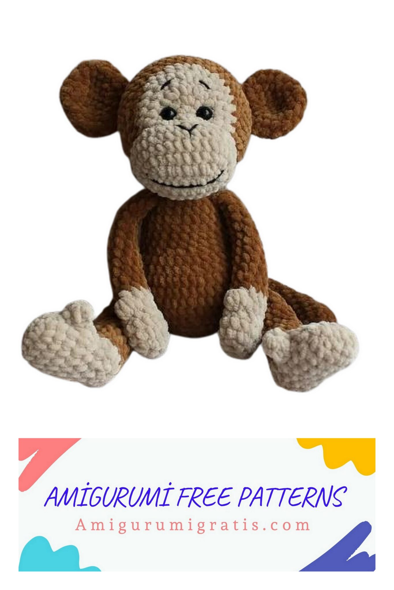 Push Monkey Amigurumi Free Pattern - Amigurumi Pattern