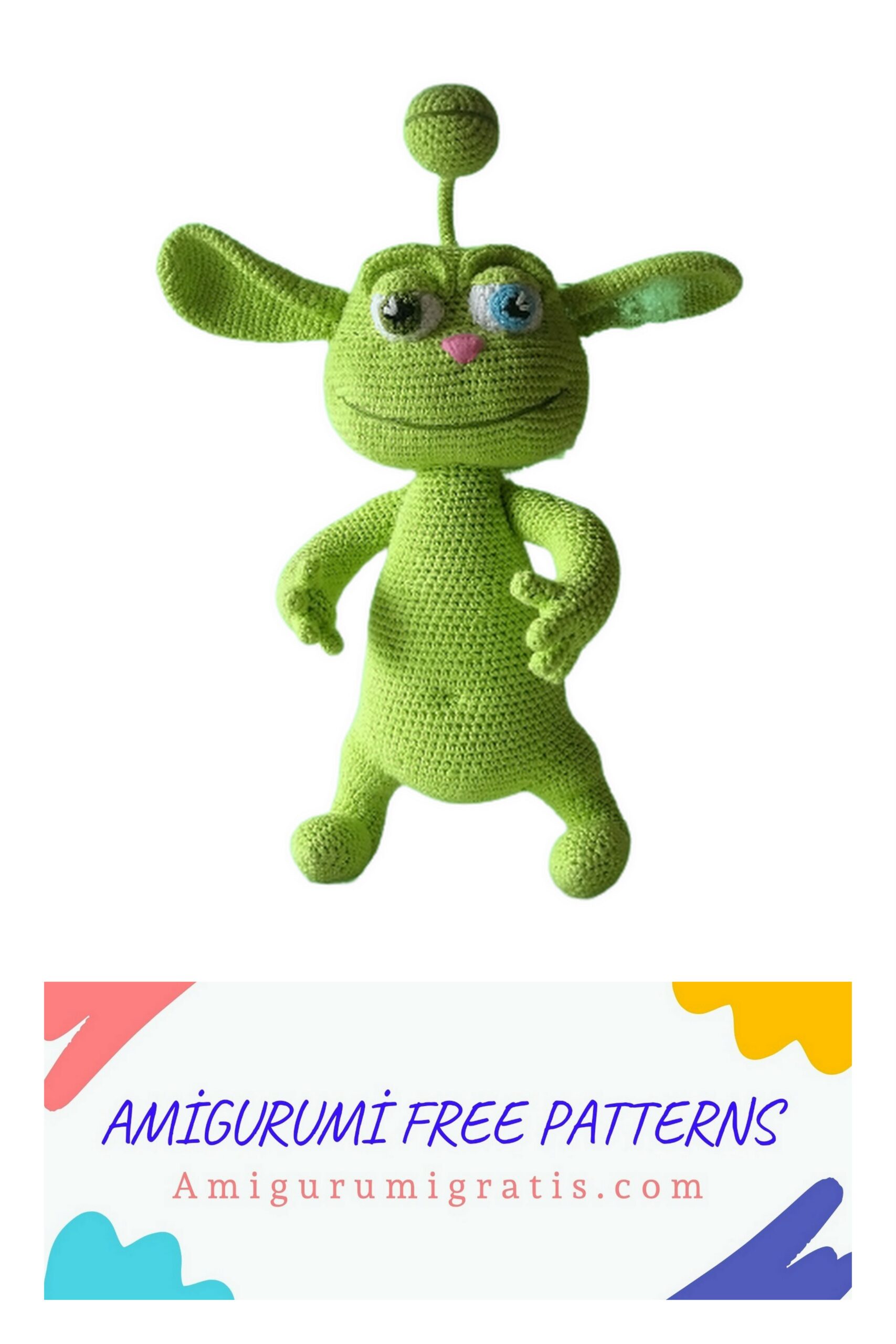 Amigurumi Green Alien Free Pattern – Amigurumi Pattern
