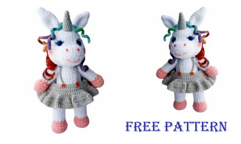 Amigurumi Velvet Stinky Unicorn Free Pattern