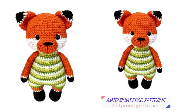 Amigurumi Cute Baby Fox Free Pattern