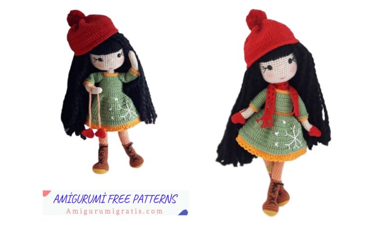 Amigurumi Winter Cute Doll Free Pattern