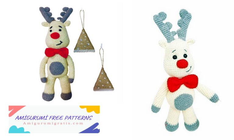Amigurumi Christmas Deer Free Pattern