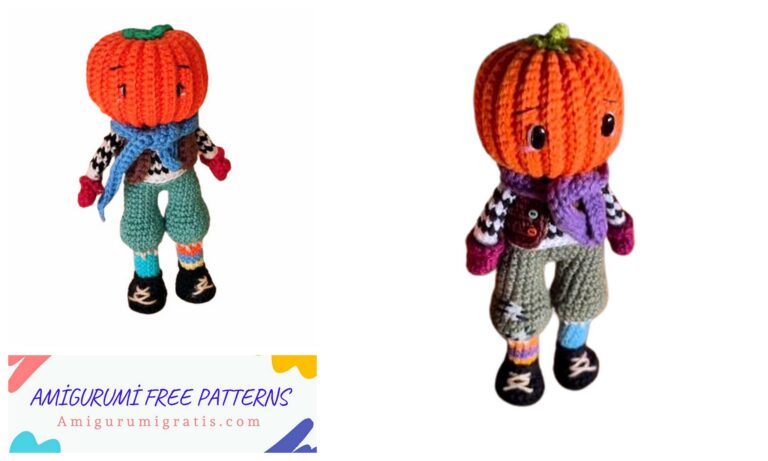 Amigurumi Halloween Pumpkin Man Pattern