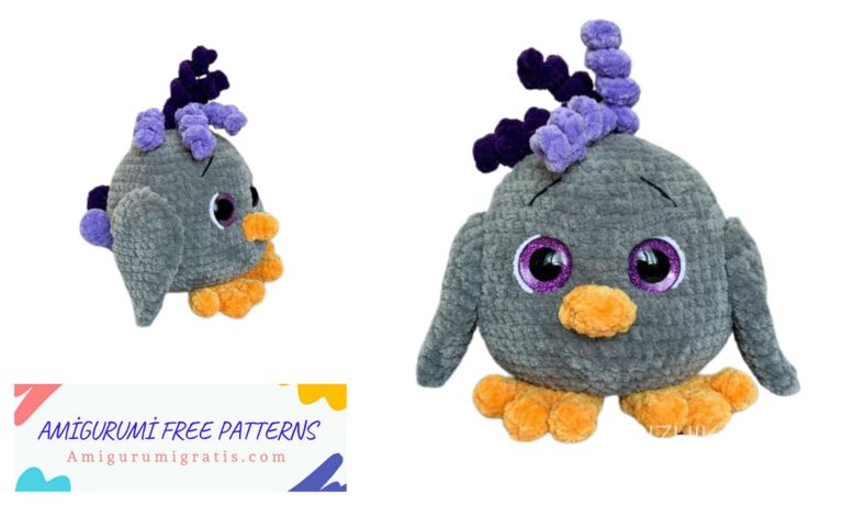 Amigurumi Cute Bird Free Crochet Pattern