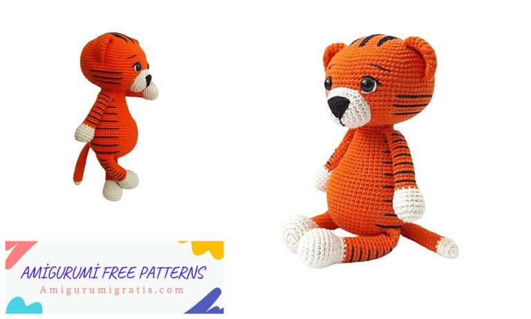 Amigurumi Striped Tiger Free Pattern