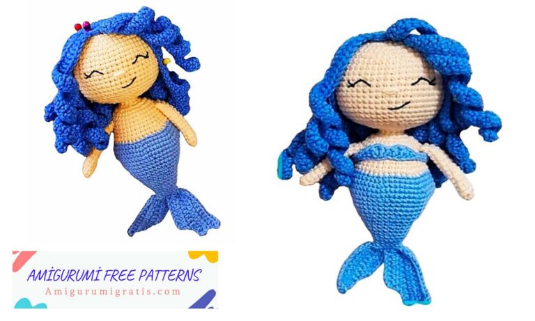 Mermaid Derin Amigurumi Crochet Free Pattern