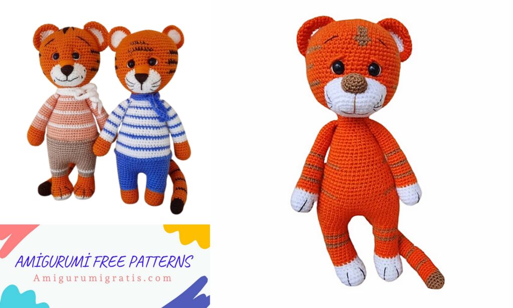 Crochet Cute Tiger Amigurumi Free Pattern