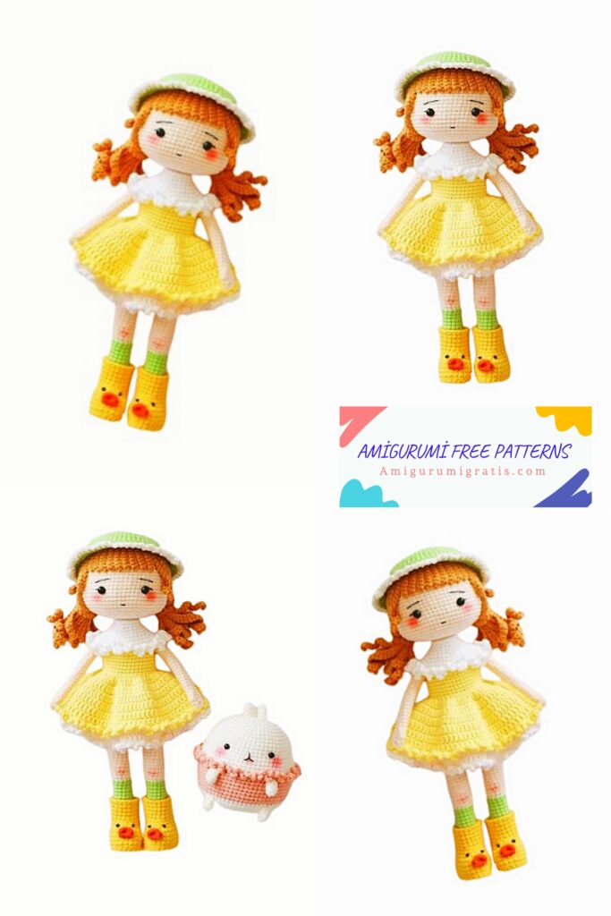 Amigurumi Yellow Duck Girl