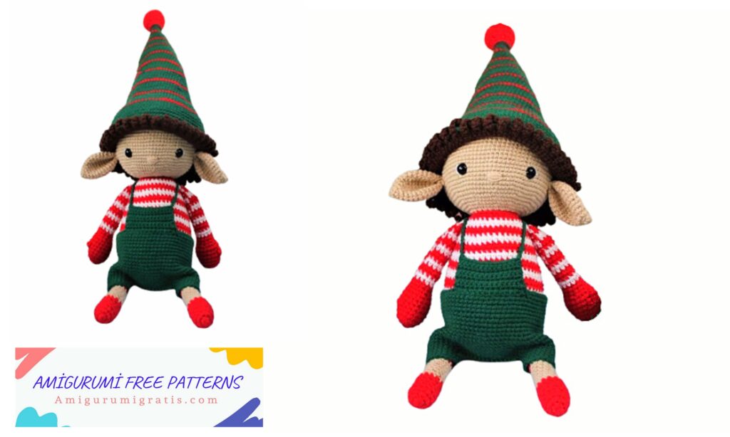 Amigurumi Christmas Elf Doll Free Pattern
