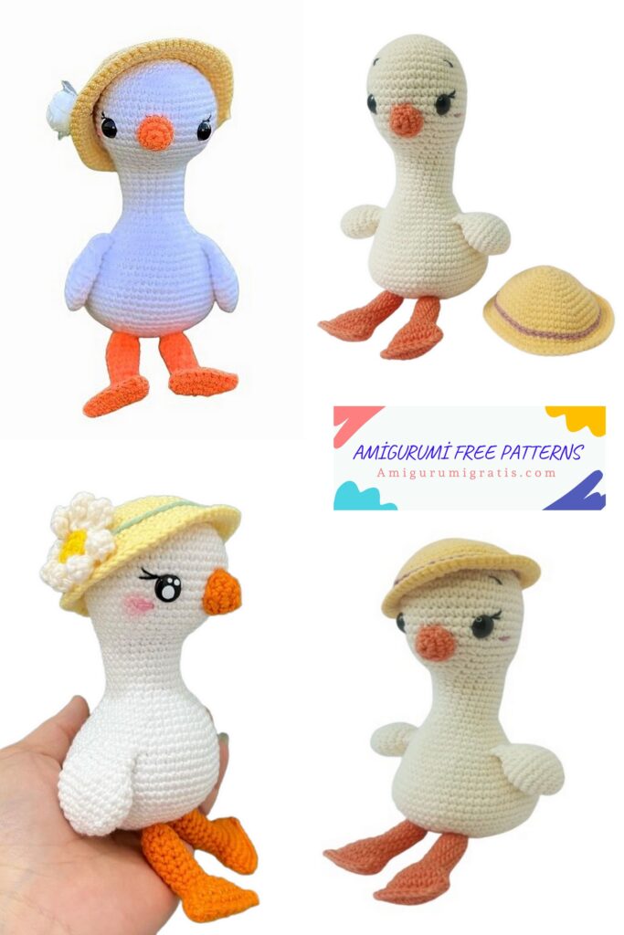 Crochet Goose Free Amigurumi Pattern