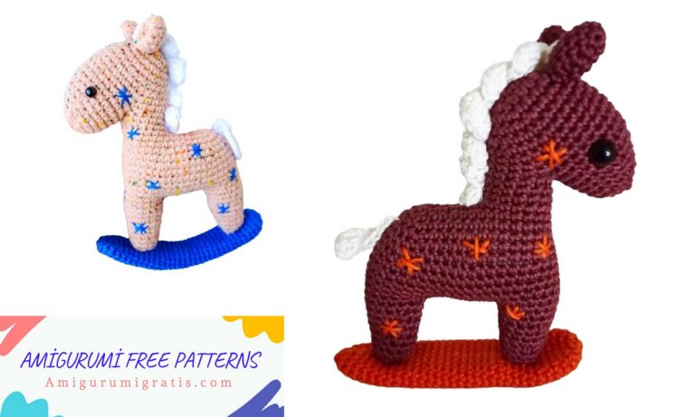 Crochet Rocker Horse Amigurumi Free Pattern