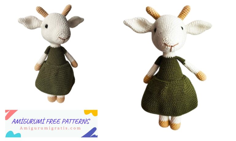 Amigurumi Cute Goat Doll Free Pattern