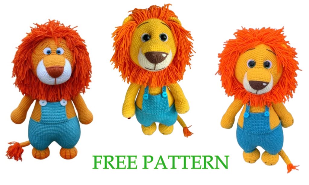 Amigurumi King Lion Free Pattern