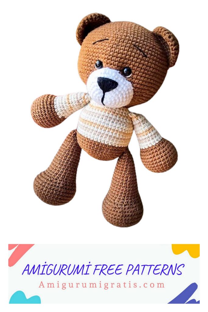 Crochet Teddy Bear Amigurumi Free Pattern