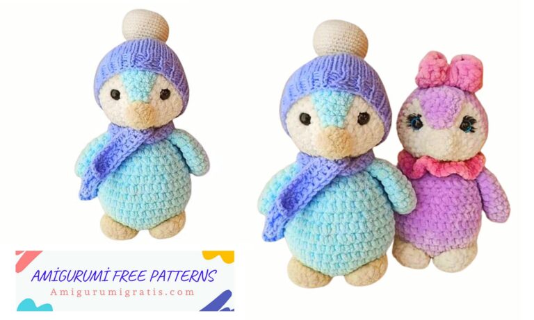Crochet Velvet Penguin Amigurumi Free Pattern