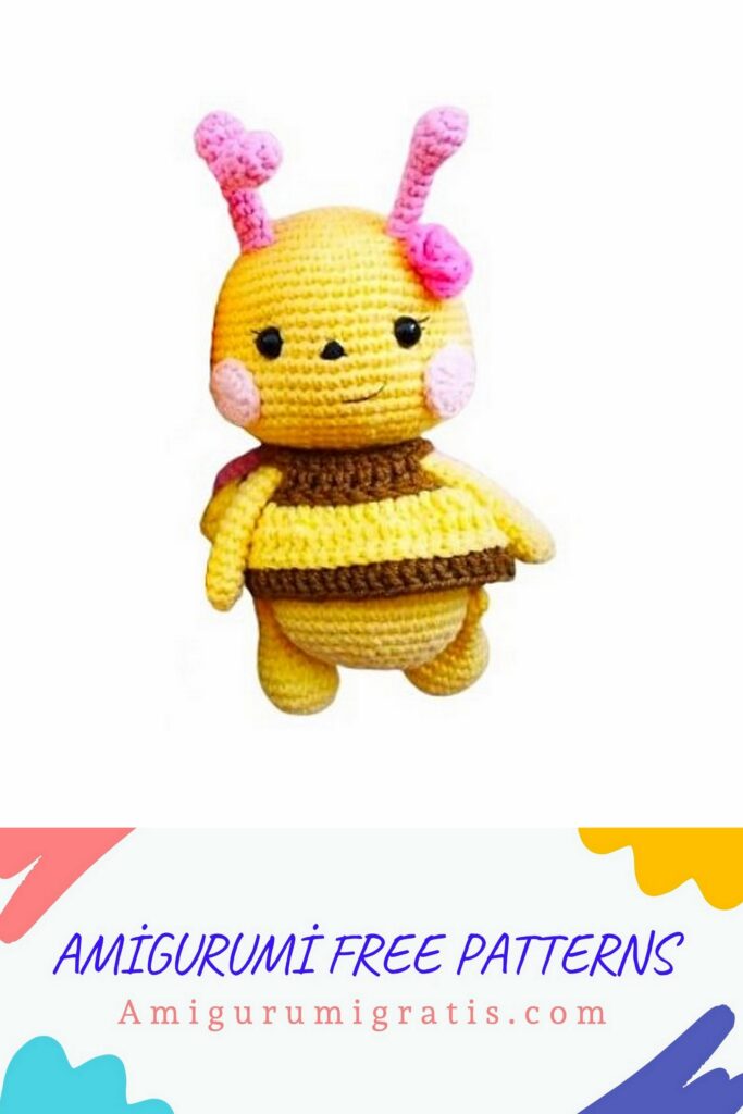 Easy Crochet Bee Amigurumi Free Pattern