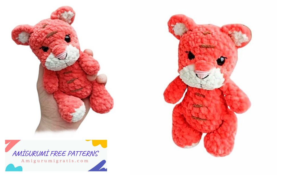 Plush Velvet Tiger Amigurumi Free Pattern