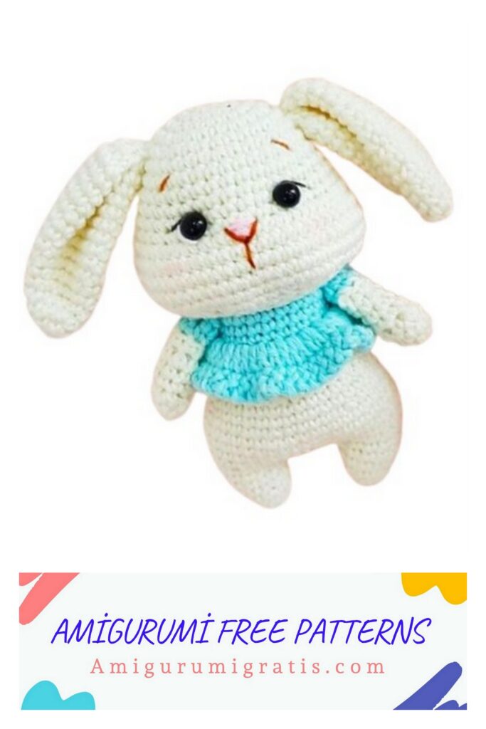 Chubby Cheeks Crochet Bunny Amigurumi Free Pattern