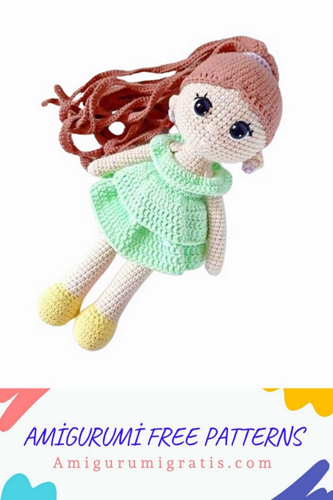 Amigurumi Pattern Monica Doll Free Crochet