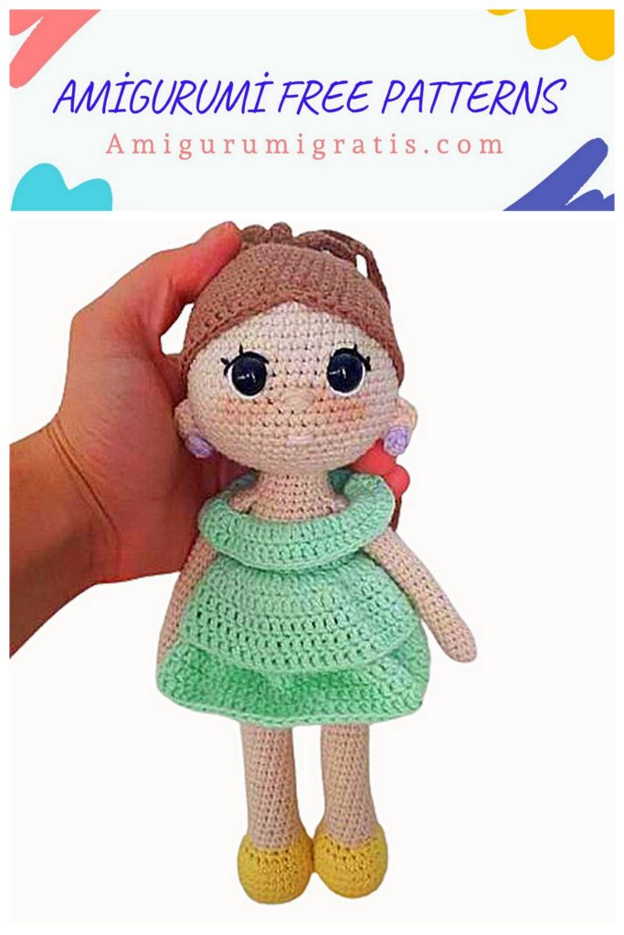 Amigurumi Pattern Monica Doll Free Crochet