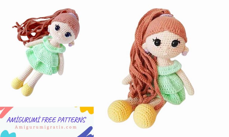 Amigurumi Pattern Monica Doll Free Crochet