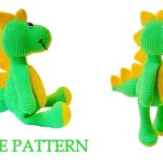 Crochet Cute Dinosaur Amigurumi Free Pattern