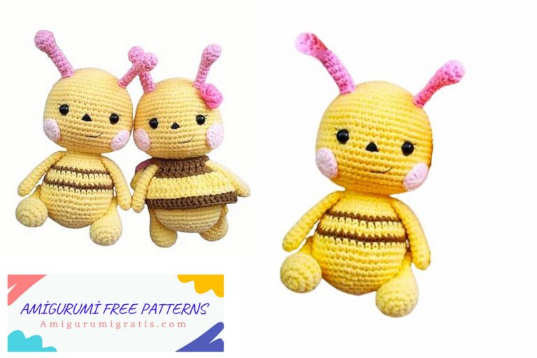 Easy Crochet Bee Amigurumi Free Pattern