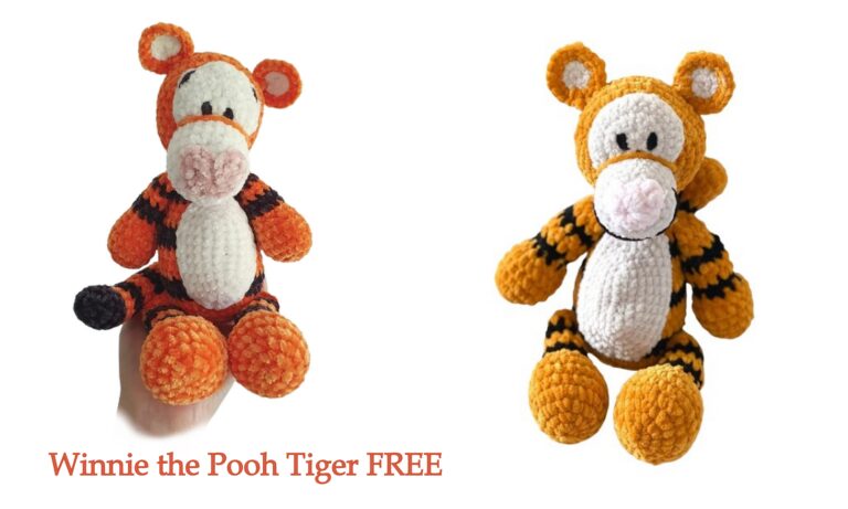 Crochet Winnie the Pooh Tiger Amigurumi Free Pattern