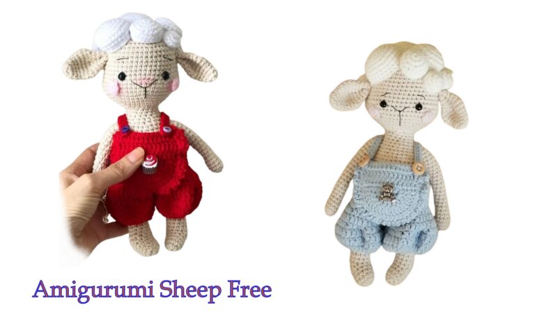 Amigurumi Cute Sheep Crochet Free Pattern