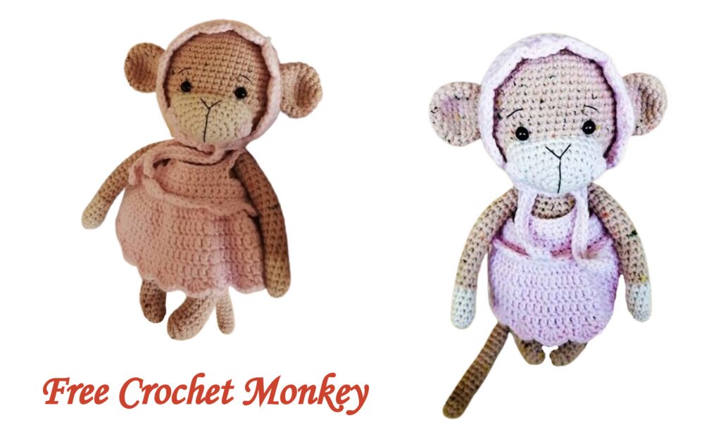 Free Crochet Monkey Amigurumi Pattern