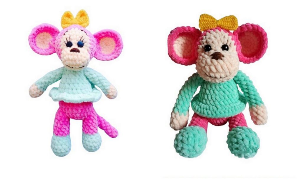 Crochet Girl Monkey Amigurumi Pattern