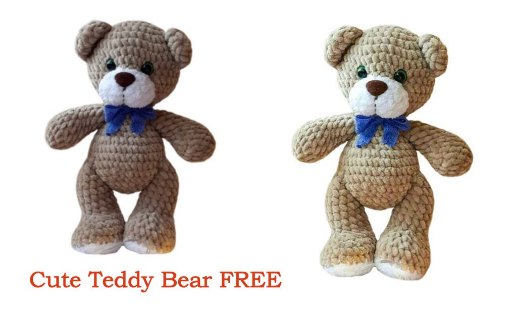 Cute Teddy Bear Amigurumi Free Pattern