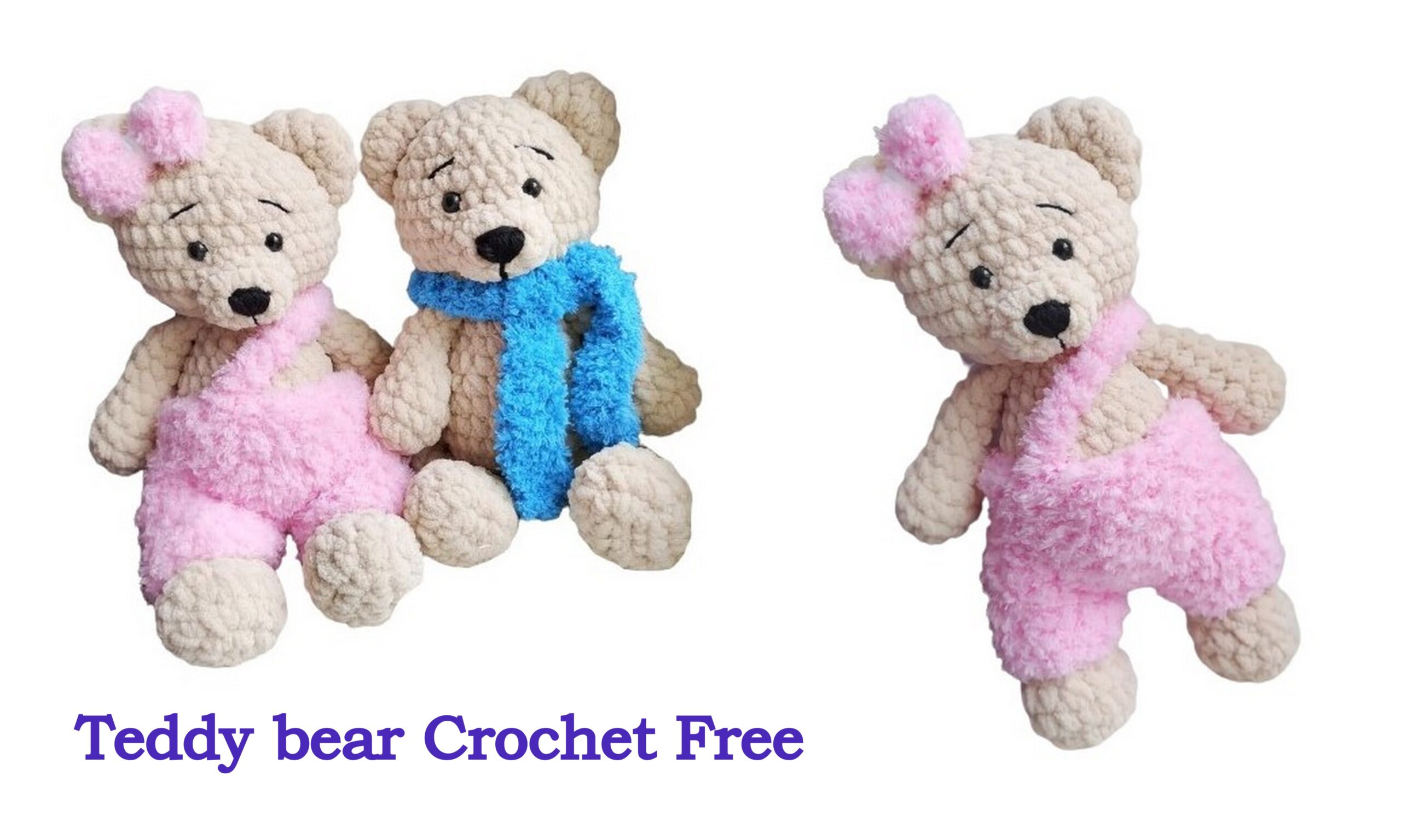Teddy bear Crochet Free Pattern