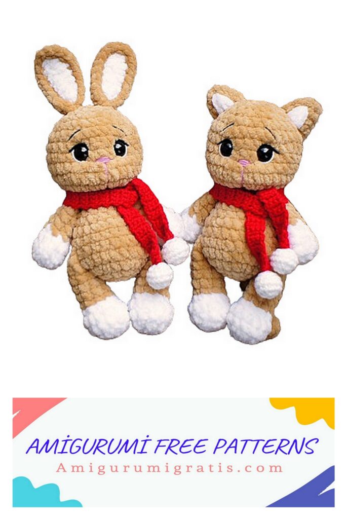 Amigurumi Bunny and Kitten Free pattern