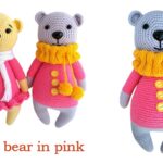 Teddy bear in pink