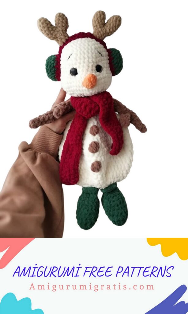 Crochet Snowman Free Pattern